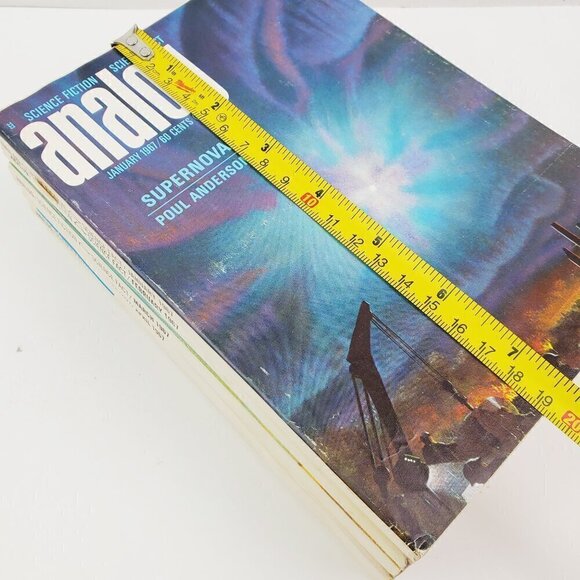 Analog Science Fiction Fact Magazines 1967, 6 Issues Jan-June Poul Anderson More - Picture 11 of 11